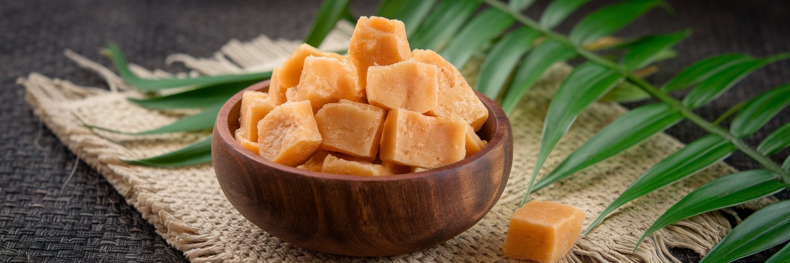 Jaggery benefits showcased with natural jaggery pieces