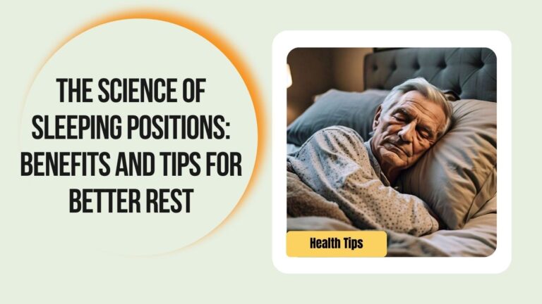 Social Service by SP Maestro 41 The Science of Sleeping Positions Benefits - Senior Citizens