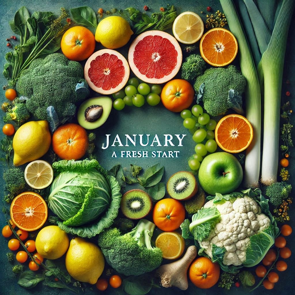 January Seasonal Produce - Fresh Start to a Healthy Year