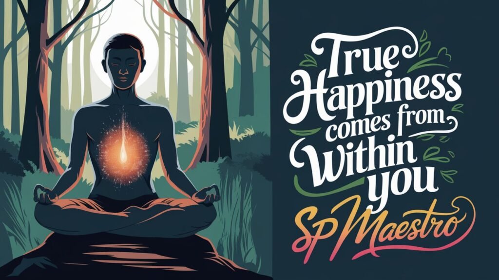 True Happiness Comes from within you