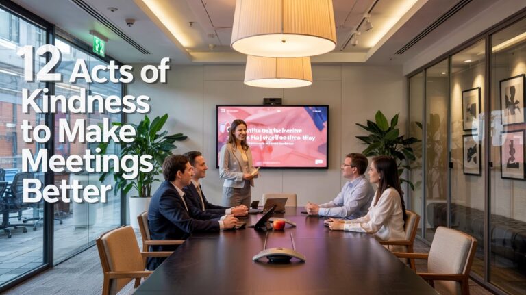 12 acts of kindness to make meetings better