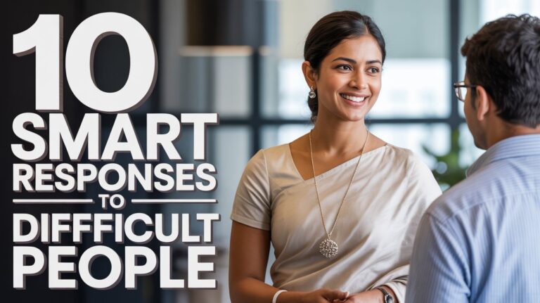 10 Smart Responses to Difficult People