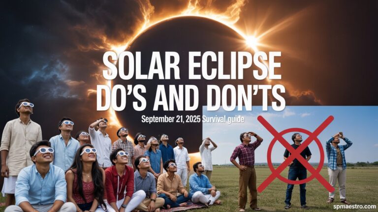 SOLAR ECLIPSE DO'S AND DONT'S