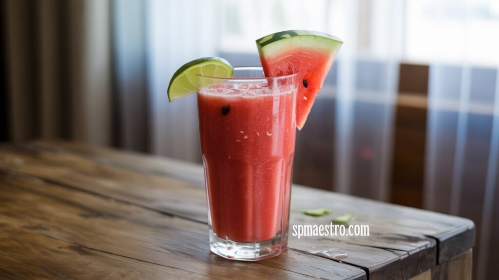 watermelon-coconut juice - Glow Juice Challenge