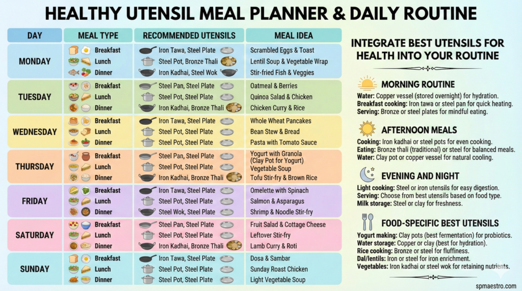 Daily meal planner