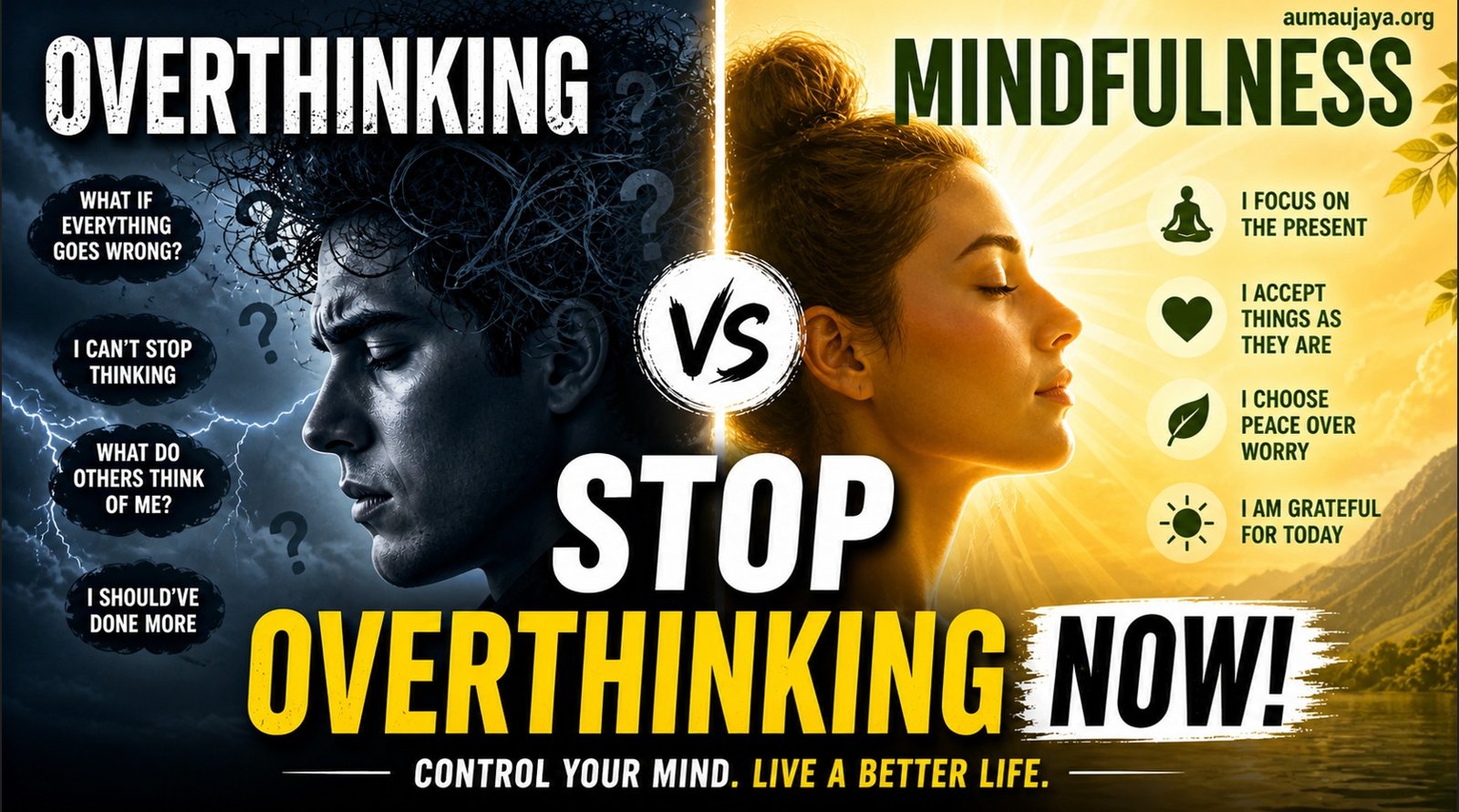 Overthinking va Mindful Thinking