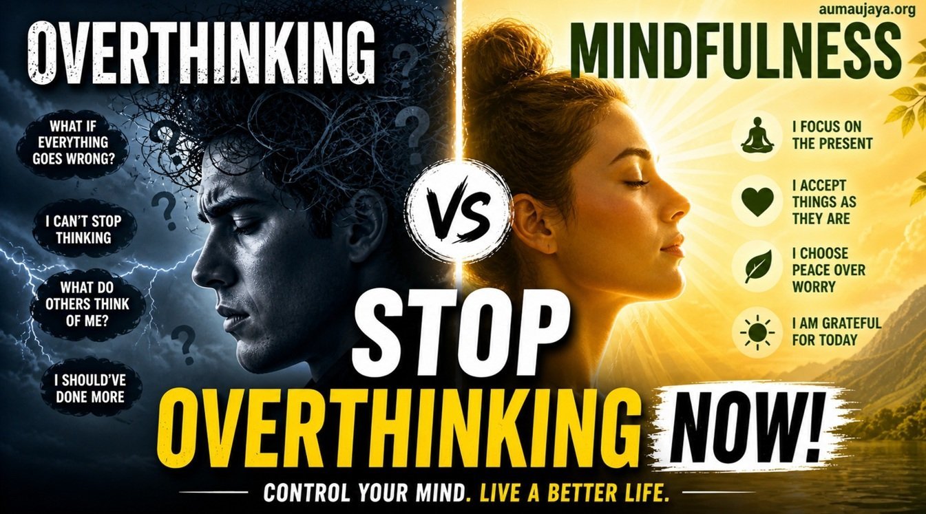 overthinking vs mindfulness 7 proven practices tha