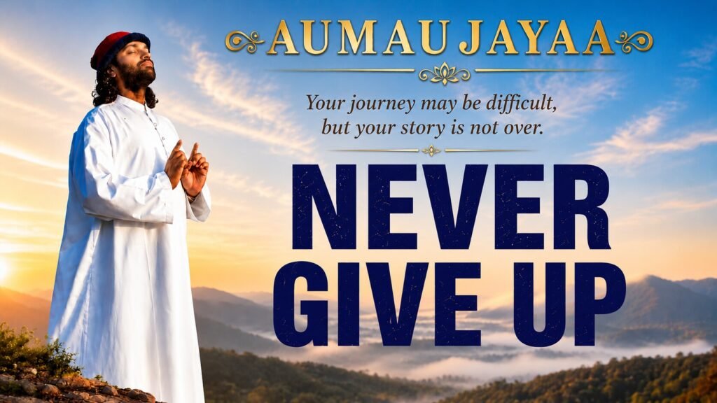 NEVER GIVE UP