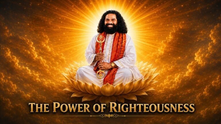 Social Service by SP Maestro 2 teachings of mahaaguru ji on the power of righteou